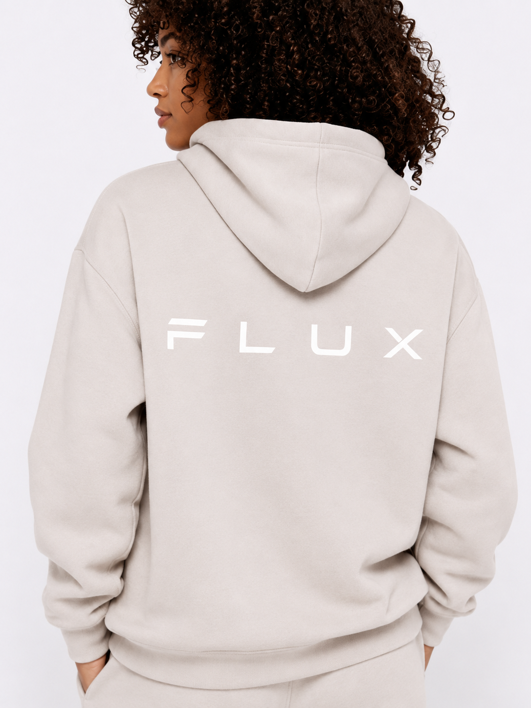 FLUX Essential Tracksuit — Stone view 2